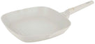 BerlingerHaus Grillpfanne Matt Creme 28 x 28 cm - geeignet für alle Wärmequellen - Standard Antihaftbeschichtung