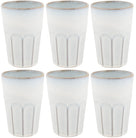 Cosy & Trendy Latte Macchiato Becher Bistro Vintage White 450 ml - 6 Stück