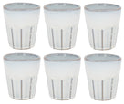 Cosy & Trendy Cappuccino Becher Bistro Vintage White 290 ml - 6 Stück