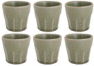 Cosy & Trendy Espresso Tassen Bistro Thyme Green 90 ml - 6 Stück