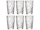 Bormioli Rocco Longdrinkgläser Diamond Transparent 470 ml - 6 Stück