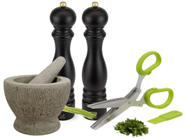 Pfeffer, Salz und Gewürze