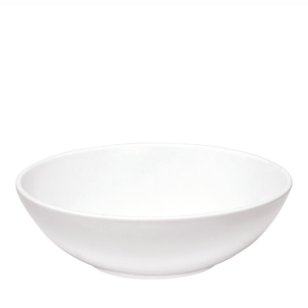 Weiße Salatschüsseln