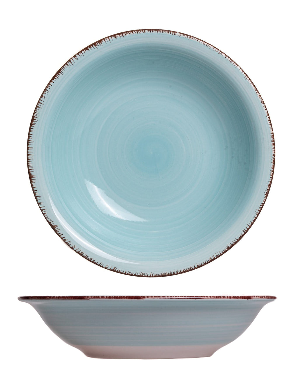 Cookinglife Tiefe Teller / Pastateller Delice Blau ø 21 cm - 6 Stück