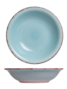 Cookinglife Tiefe Teller / Pastateller Delice Blau ø 21 cm - 6 Stück