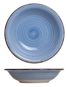Cookinglife Tiefe Teller / Pastateller Delice Blau ø 21 cm - 6 Stück