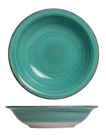 Cookinglife Tiefe Teller / Pastateller Delice Blau ø 21 cm - 6 Stück