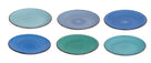 Cookinglife Frühstücksteller / Dessertteller Delice Blau ø 19 cm - 6 Stück
