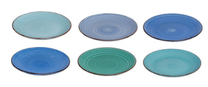 Cookinglife Frühstücksteller / Dessertteller Delice Blau ø 19 cm - 6 Stück