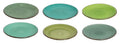 Cookinglife Frühstücksteller / Dessertteller Delice Grün ø 19 cm - 6 Stück