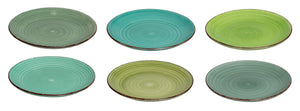 Cookinglife Frühstücksteller / Dessertteller Delice Grün ø 19 cm - 6 Stück