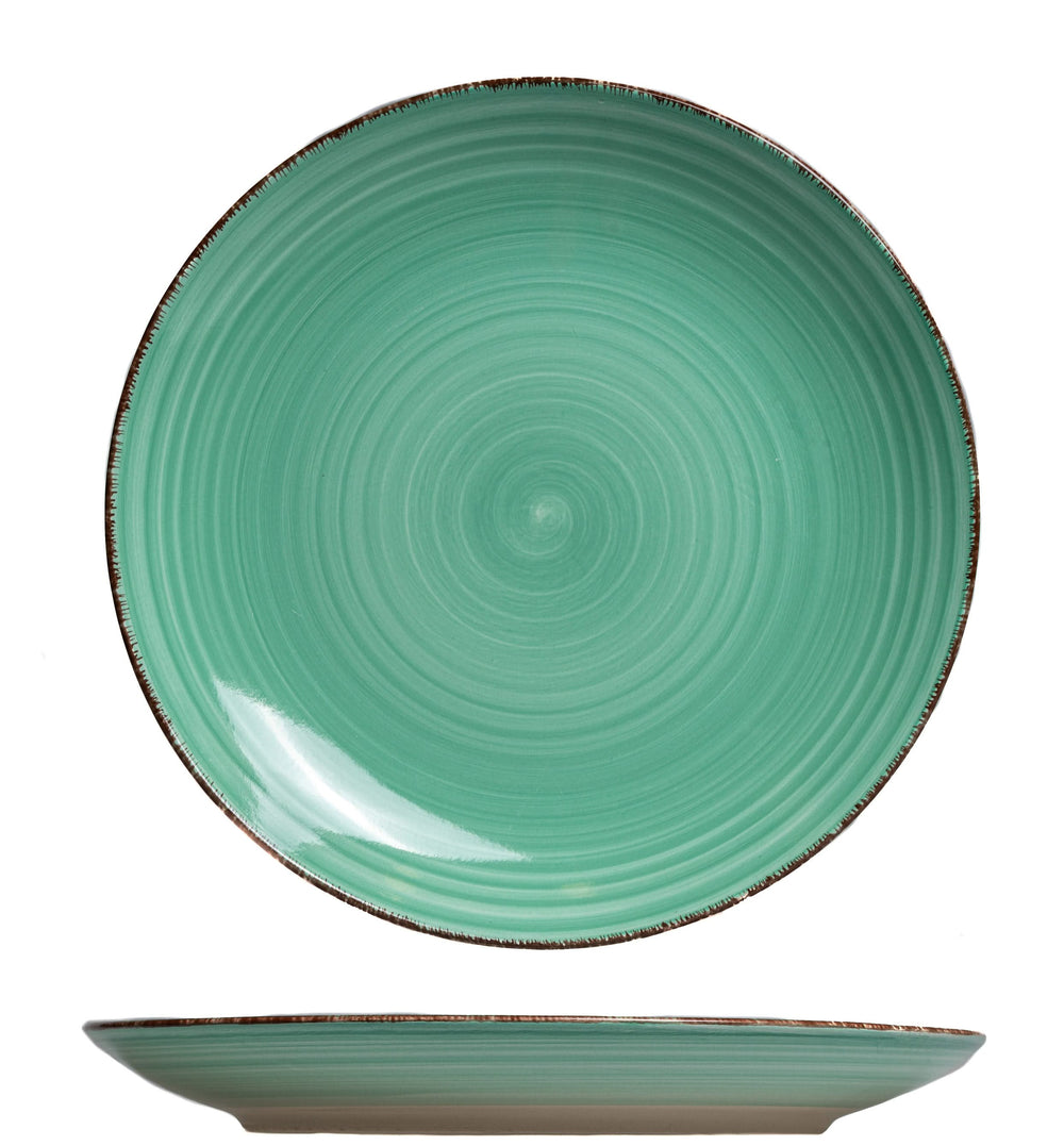 Cookinglife Speiseteller Delice Grün ø 26,5 cm - 6 Stück