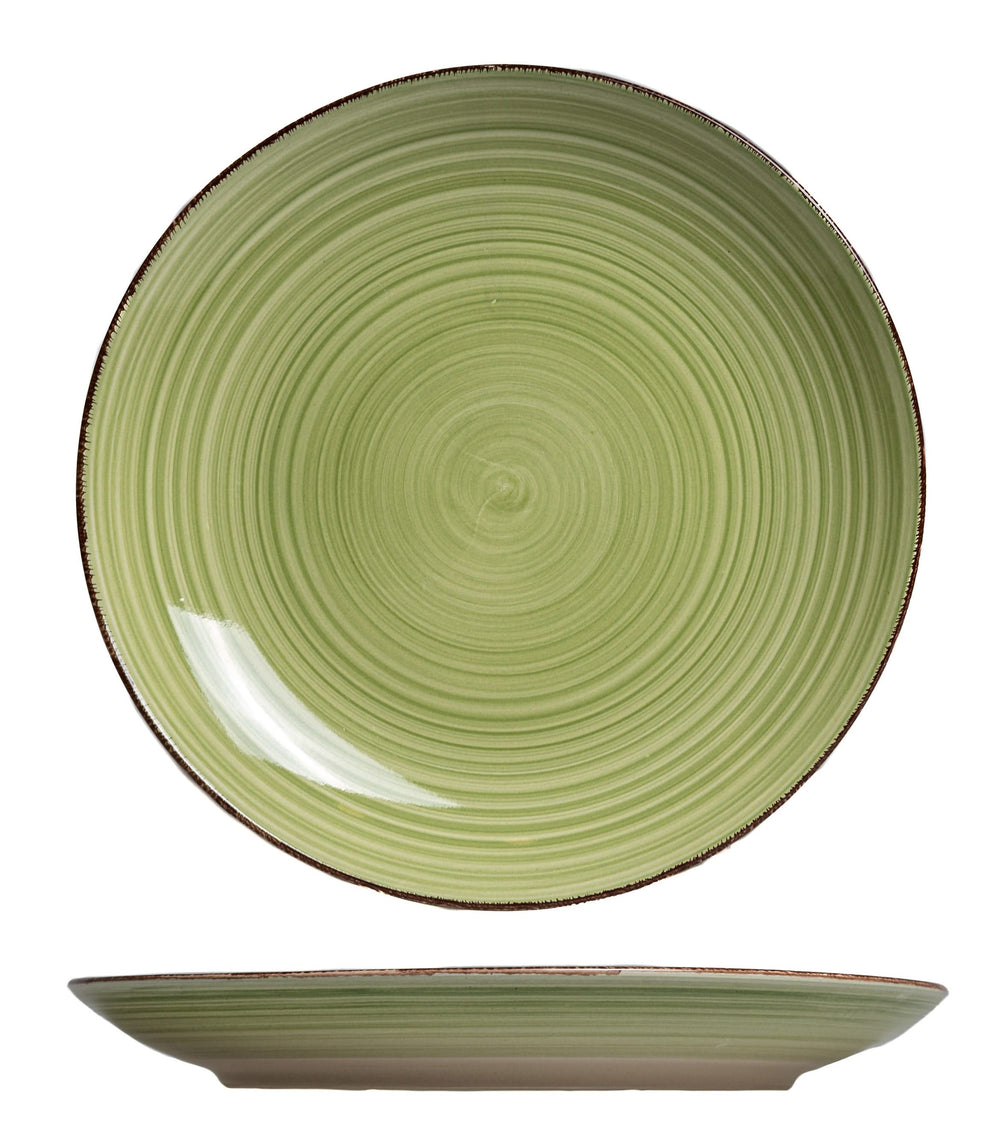 Cookinglife Speiseteller Delice Grün ø 26,5 cm - 6 Stück