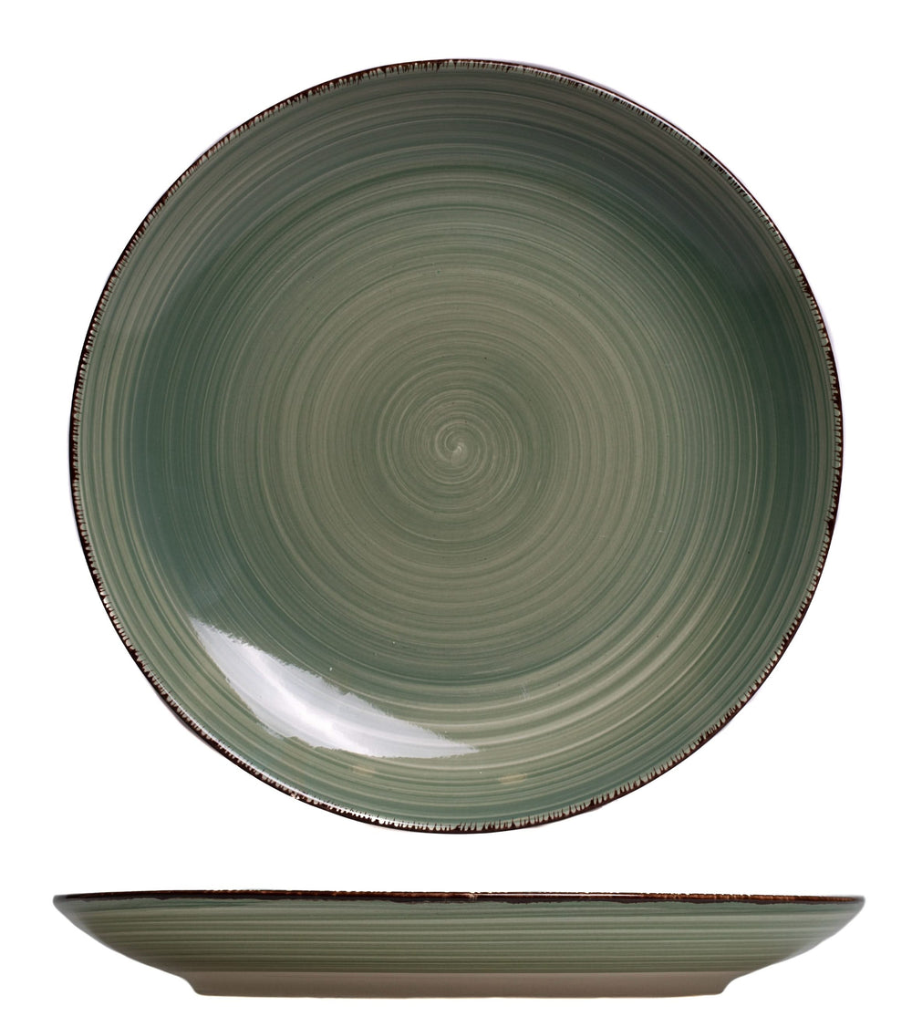 Cookinglife Speiseteller Delice Grün ø 26,5 cm - 6 Stück