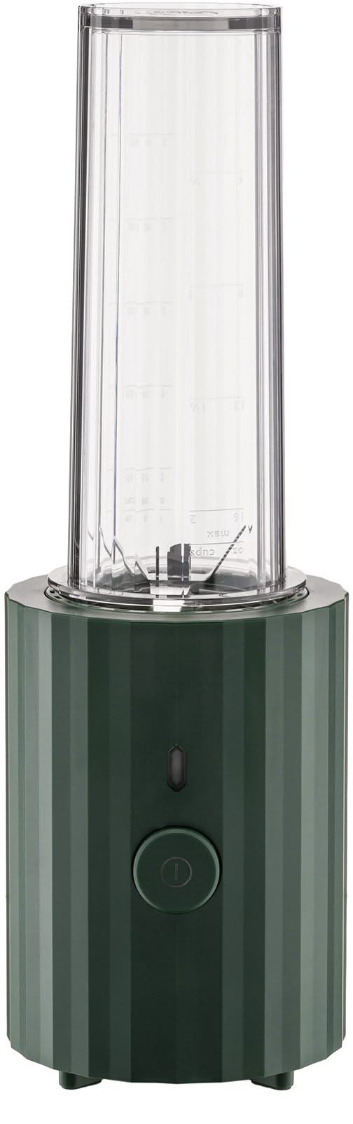 Alessi Smoothie-Maker To-Go Plissé Grün - 380 W - Michele De Lucchi - MDL17 GR
