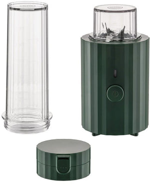 Alessi Smoothie-Maker To-Go Plissé Grün - 380 W - Michele De Lucchi - MDL17 GR
