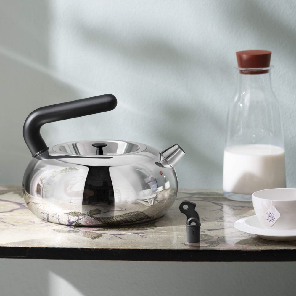 Alessi Flötenkessel Bulbul - 2.5 Liter - Achille Castiglioni - AC100
