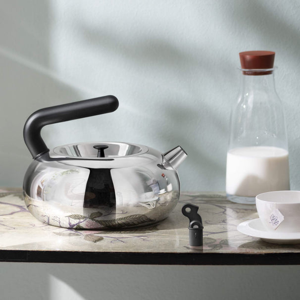 Alessi Flötenkessel Bulbul - 2.5 Liter - Achille Castiglioni - AC100