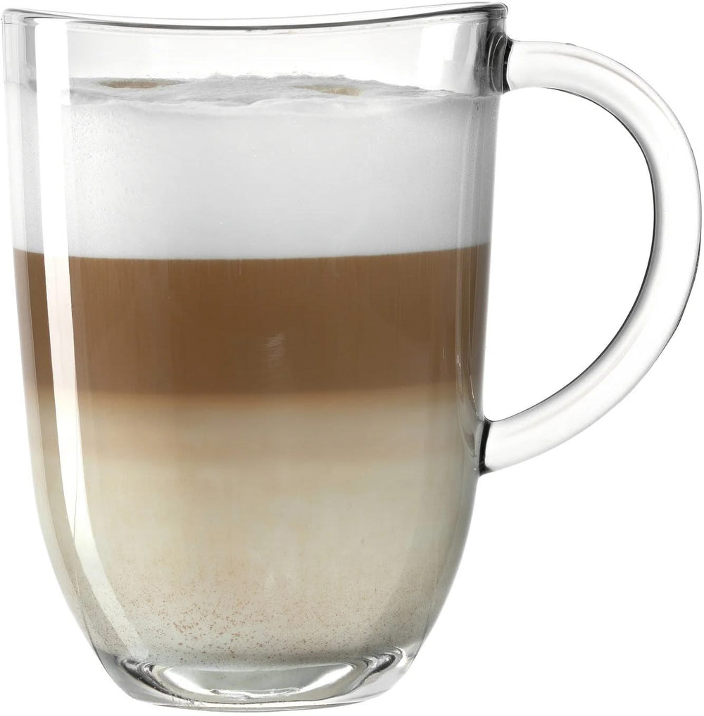 Leonardo Latte Macchiato Gläser - Napoli 380 ml + 2 Löffel - Hitzebeständig