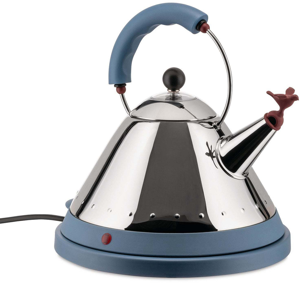 Alessi Wasserkocher MG32 Edelstahl / Blau - 1.5 Liter - 2000 W - Michael Graves - MG32 AZ