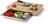 Continenta Schneidebrett mit Edelstahl Schublade - Holz - 48 x 33 cm