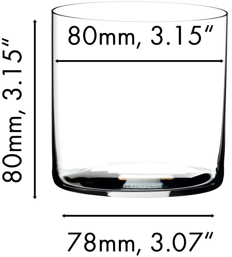 Riedel Wasserglas Kristallglas 330 ml - Wasser/Saft - O Wine - 2er Set