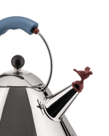 Alessi Wasserkocher MG32 Edelstahl / Blau - 1.5 Liter - 2000 W - Michael Graves - MG32 AZ