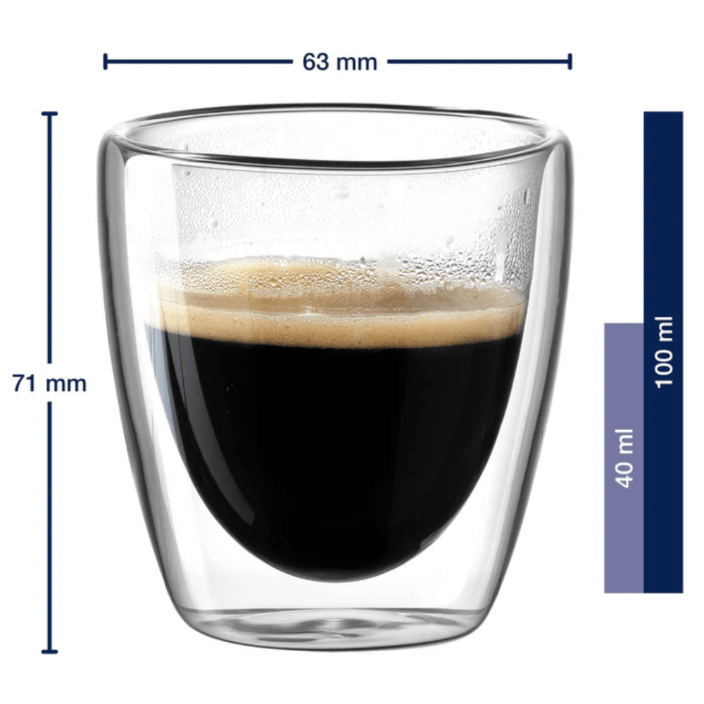 Leonardo Doppelwandige Espressogläser Duo 100 ml - 2 Stück
