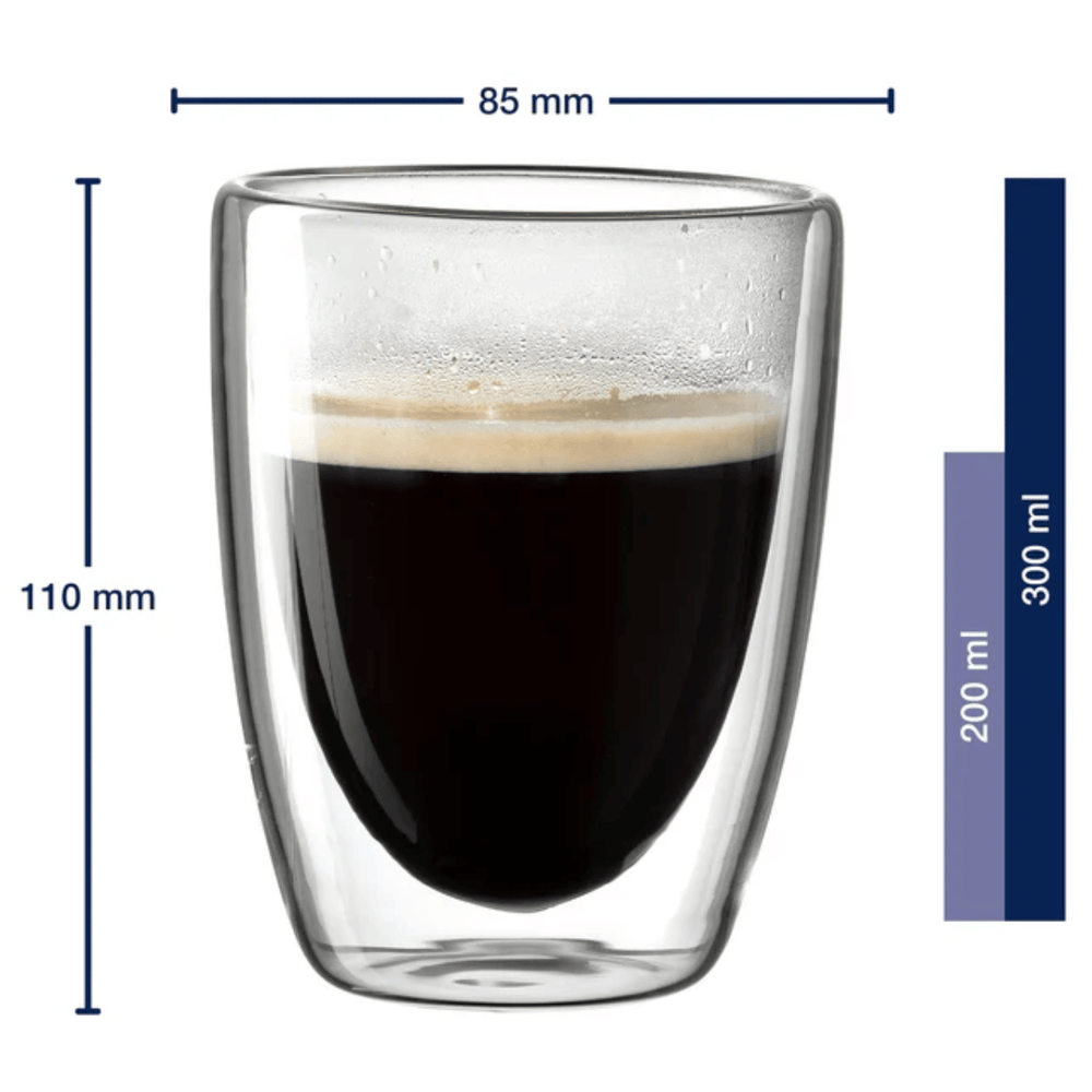 Leonardo Doppelwandige Kaffeegläser Duo 300 ml - 2 Stück