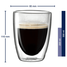 Leonardo Doppelwandige Kaffeegläser Duo 300 ml - 2 Stück