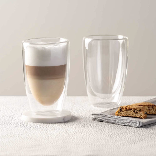 Leonardo Doppelwandige Latte Macchiato Gläser Duo 400 ml - 2 Stück
