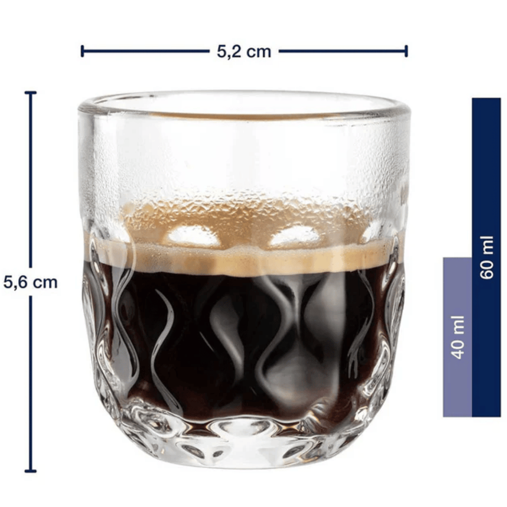 Leonardo Espressogläser - Gocce Due - 60 ml - 2 Stück