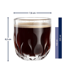 Leonardo Kaffeegläser - Gocce Tre - 220 ml - 2 Stück