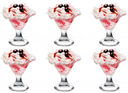 Bormioli Rocco Eisbecher - Sorbetgläser - Primavera - 240 ml - 6er Pack