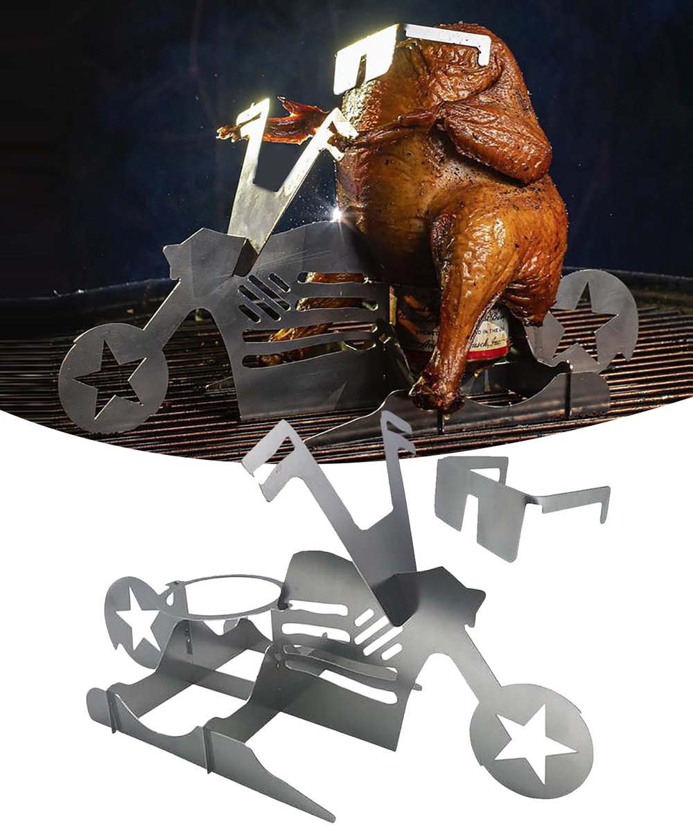 GrillX BBQ Bierdosenhalter - Beer Can Chicken - Bike