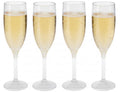 Cookinglife Champagnergläser aus Kunststoff – CampVibe – Outdoor – Unzerbrechlich – 165 ml – 4er-Set