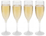 Cookinglife Champagnergläser aus Kunststoff – CampVibe – Outdoor – Unzerbrechlich – 165 ml – 4er-Set