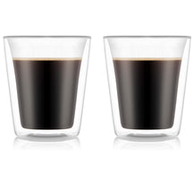 Bodum Doppeltwandige Kaffee- und Teegläser Kanne - Patentiertes Ventil - 200 ml - 2 Stück