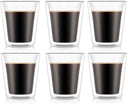 Bodum Doppeltwandige Kaffee- und Teegläser Kanne - Patentiertes Ventil - 200 ml - 6 Stück