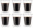 Bodum Doppeltwandige Kaffee- und Teegläser Kanne - Patentiertes Ventil - 200 ml - 6 Stück