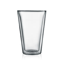 Bodum Doppeltwandige Latte Macchiato Gläser Kanne - Patentiertes Ventil - 400 ml - 2 Stück