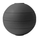 Villeroy & Boch Geschirrset La Boule Schwarz 7-teilig / 2 Personen - 2 Schalen, 2 Teller, 2 Universalplatten und 1 Servierschale
