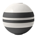 Villeroy & Boch Geschirrset La Boule Schwarz / Weiß 7-teilig / 2 Personen - 2 Schalen, 2 Teller, 2 Universalplatten und 1 Servierschale
