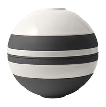 Villeroy & Boch Geschirrset La Boule Schwarz / Weiß 7-teilig / 2 Personen - 2 Schalen, 2 Teller, 2 Universalplatten und 1 Servierschale