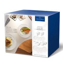 Villeroy & Boch Geschirrset For Me 16-teilig / 4 Personen - 4 Becher mit Henkel, 4 Speiseteller, 4 Frühstücksteller und 4 French Bowls