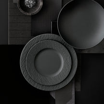 Villeroy & Boch Speiseteller Manufacture Rock - Schwarz - ø 27 cm