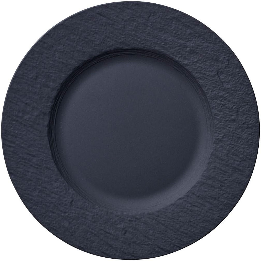Villeroy & Boch Geschirrset Manufacture Rock - Schwarz - 12-teilig
