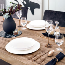 Villeroy & Boch Servierschale Manufacture Rock - Weiß - ø 24 cm