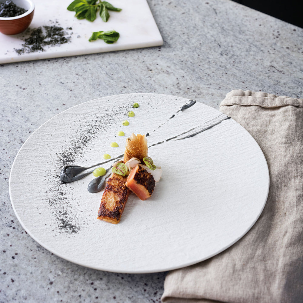 Villeroy & Boch Pizzateller Manufacture Rock - Weiß - ø 31.5 cm