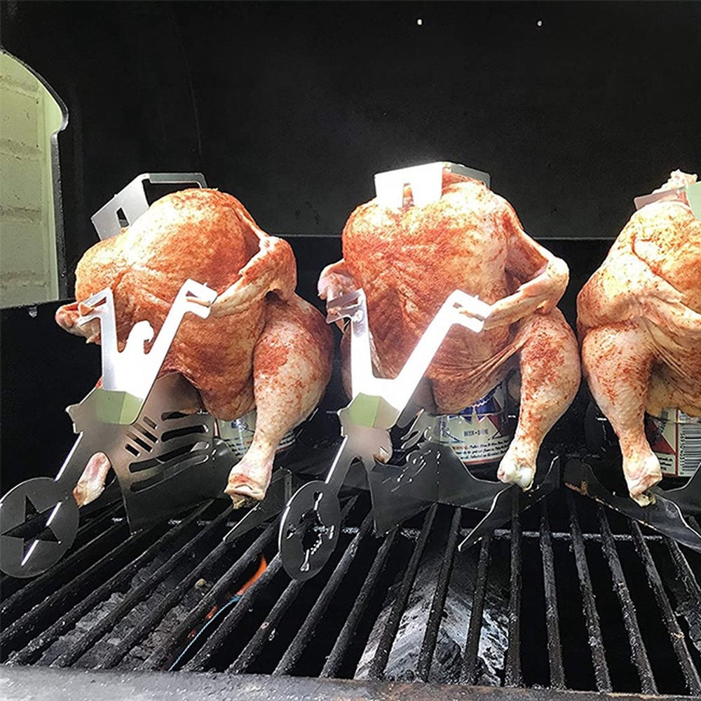 GrillX BBQ Bierdosenhalter - Beer Can Chicken - Bike